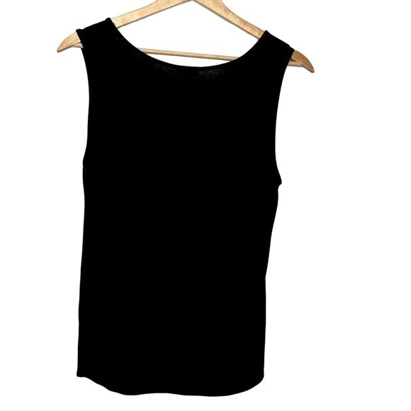 J. Jill Black Stretch Tank Top Size Small - Picture 3 of 3